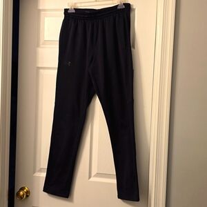 Black Under Armour track pants